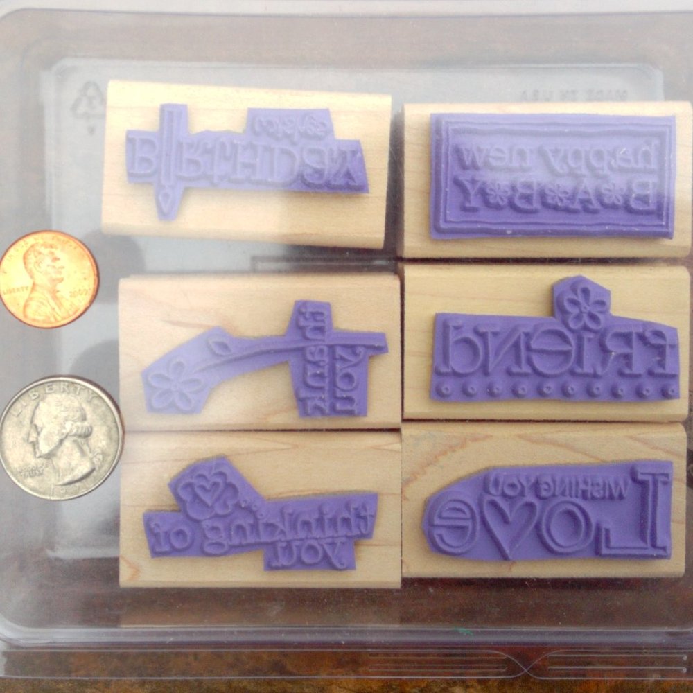 Stampin’ Up! For a Friend Rubber Stamp Set - Picture 3 of 6